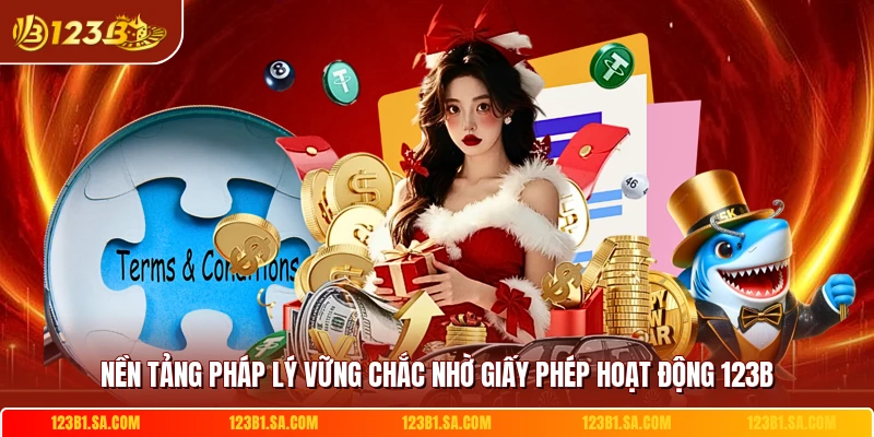 Nền tảng pháp lý vững chắc nhờ giấy phép hoạt động 123B