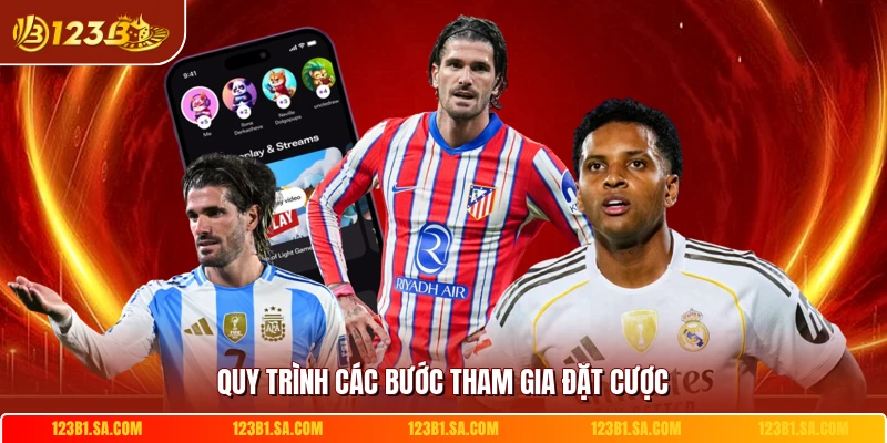Quy trình các bước tham gia đặt cược