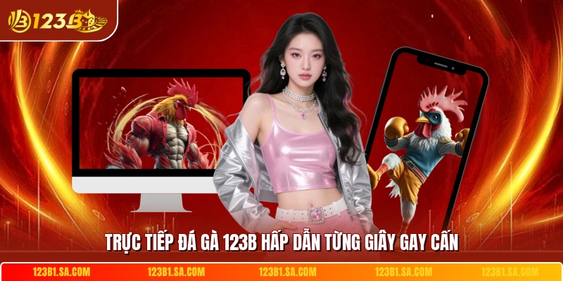 Trực tiếp đá gà 123B hấp dẫn từng giây gay cấn